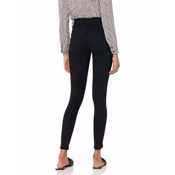 NWOT Jessica Simpson Women's High Rise Stretch Skinny Denim Jeans Black Size 8 - Picture 3 of 7